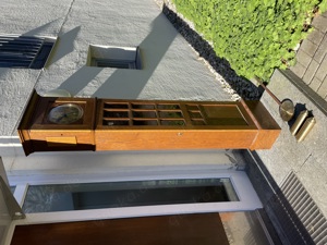 Standuhr Eiche hell läuft Topzustand Bild 5