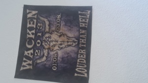 Wacken Flagge Fahne 2013 50 cm x 50 "m
