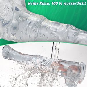 Realistischer Dildo Masturbieren für Männer und Frau TPE Analplug mit Stoß Weicher Analdilos Bild 5