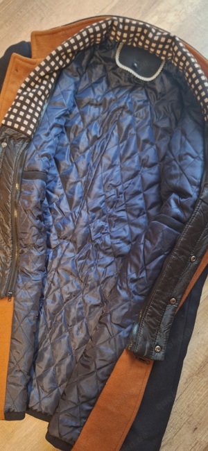 Herrenwollmantel kurz