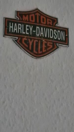 Harley Davidson Logo Schild  Maße 15 cm x 12 cm