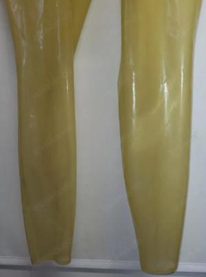 Latex Rubber Gummi Ganzanzug transparent Gr. L-XL Krageneinstieg PHK Bild 2