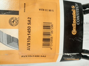 2 Continental Keilriemen 10x1450