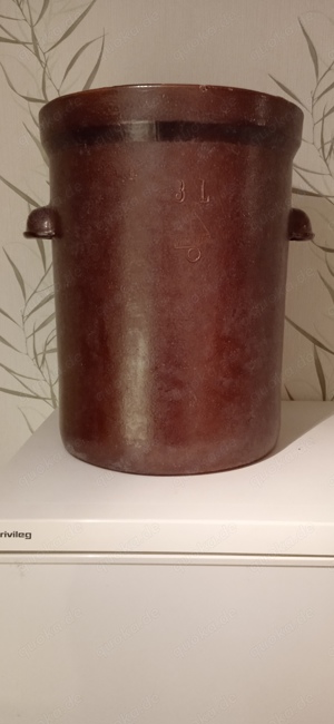 Tongefäss rund Krautständer 