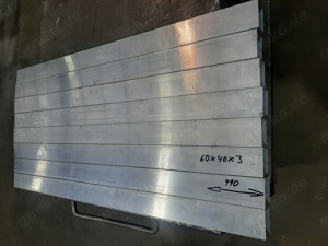 Alu Rest Rohre 60x40x3 