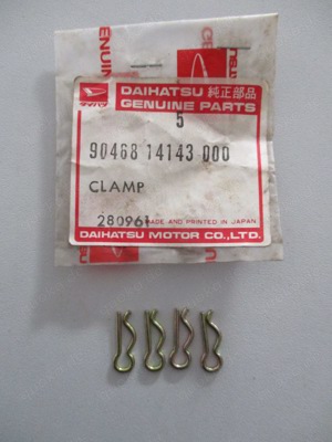 4x Klammer Bremsklötze Daihatsu 9046814143000 *NEU*