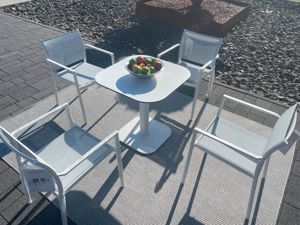 DEDON Tischset Bistro outdoor 4 Stühle Bild 5