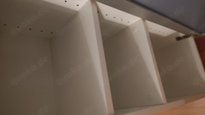 Badezimmer  Hochschrank und Hängeschrank Bademöbel Milchglas Bild 7