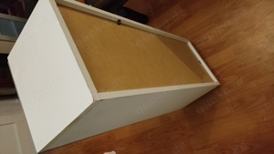 Badezimmer  Hochschrank und Hängeschrank Bademöbel Milchglas Bild 5