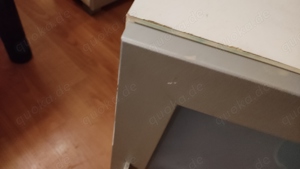 Badezimmer  Hochschrank und Hängeschrank Bademöbel Milchglas Bild 10