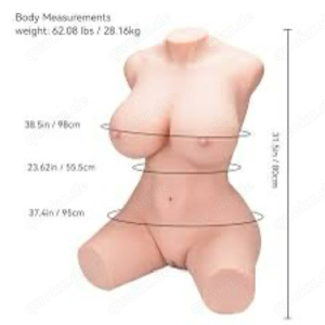 Neu Jennifer: 27.5kg BBW Realistische Sexy Sex Puppe