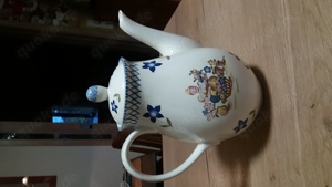 uralte Kaffeekanne BOEHRINGER 75 JAHRE Keramik