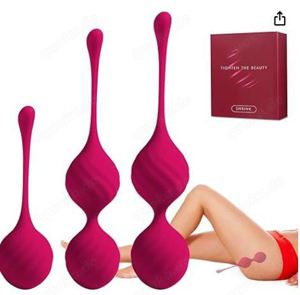 Liebeskugeln Kegel Balls Kugeln Beckenbodentrainer 3er Set Silikon