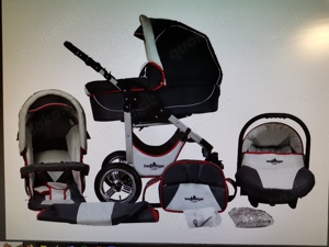 Bergsteiger Kinderwagen-Set Capri  3-1