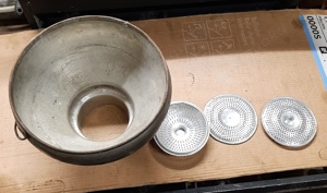 Nostalgie Milch Sieb 