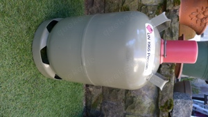 Nutzungsflasche 11kg grau; gefüllt mit 11kg Propan; Gasflasche für Grillen, Camping, Heizen etc.
