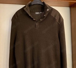 MEXX Herren Troyer XL XXL BW 59 Pullover Sweater Braun Strick Neu