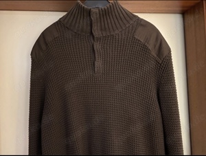 MEXX Herren Troyer XL XXL BW 59 Pullover Sweater Braun Strick Neu Bild 4