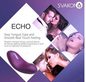 SVAKOM ECHO Vibratoren klitoris Zunge lecken G-punkt Klitoris-Sauger Erotik Sexspielzeug Bild 4