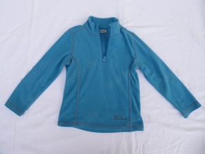 Fleece Ski-Funktions-Shirt Alive Gr. 116 türkis Kids Fleece-Pulli 