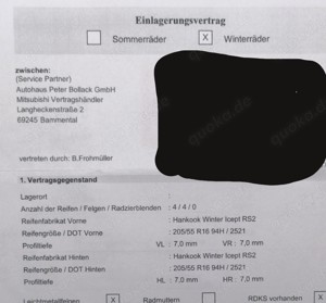 4 Winterreifen auf Alufelgen (5-Loch) zu verkaufen