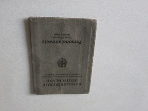 alter Personalausweis von Deutschland, zu verschenken