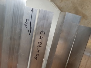 Alu Winkel Reste 40x40x3 Länge 1m 