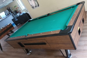 Profi-Billardtisch l Leonhart l schwarz l 6 Fuss groß l Steinschieferplatte  Bild 5