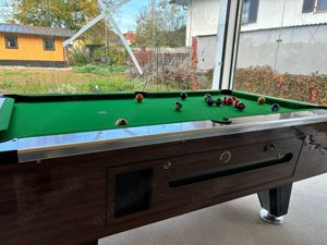 Profi-Billardtisch l Leonhart l schwarz l 6 Fuss groß l Steinschieferplatte  Bild 8