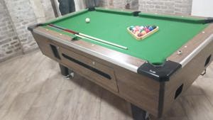 Profi-Billardtisch l Leonhart l schwarz l 6 Fuss groß l Steinschieferplatte  Bild 3