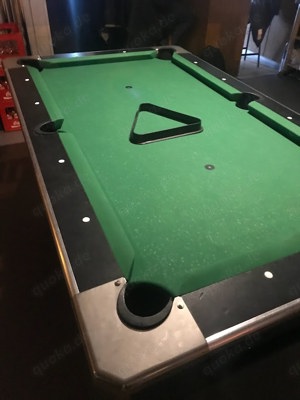 Profi-Billardtisch l Leonhart l schwarz l 6 Fuss groß l Steinschieferplatte  Bild 2