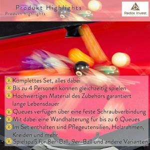 Komplettes Billard Zubehör Set l 16-teilig l neu Bild 7