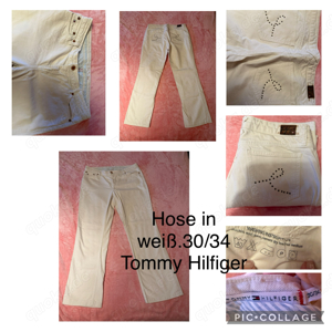 weisse damen jeans tommy hilfiger 