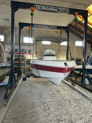 Portalkran Kran Mobil Motorboot Segelboot Reparatur Hebehilfe