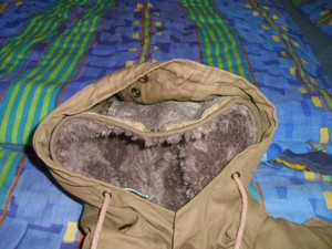brauner Parka in Größe 54 (XL) Bild 3