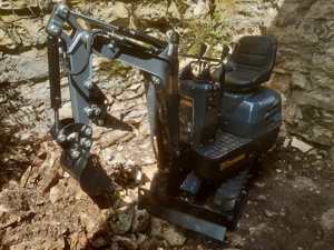Microbagger 620Kg, Minibagger, Vermietung, Verleih, Baumaschinenverleih