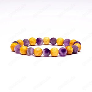 Armband elastisch Palo Santo Rosenquarz oder Bergkristall oder Amethyst