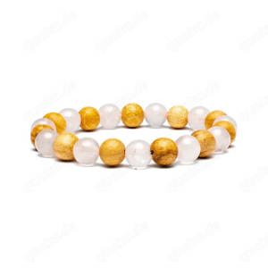 Armband elastisch Palo Santo Rosenquarz oder Bergkristall oder Amethyst Bild 3