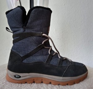 JACK WOLFSKIN Leder Textil Stiefel in Größe : 38  Neuwertig