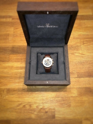 Girard Perregaux World Time Financial Chronograph, FTC, Gold, einmal getragen
