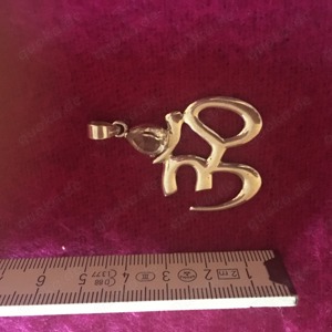 Anhänger Silber Ohm