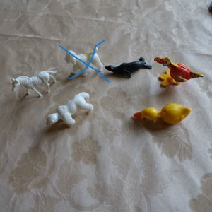 Spielzeug, Figuren, Tiere, Kunststoff, kleine Artikel ! kpl. 1,00 Euro