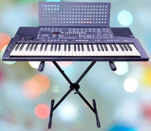 Yamaha PSR 410Keybord mit passendem, abnehmbarem Notenständer
