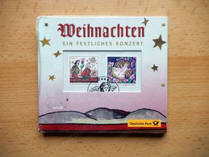 Weihnachten Ein festliches Konzert, CD mit 2 gestempelten Briefmarken NEU in OVP