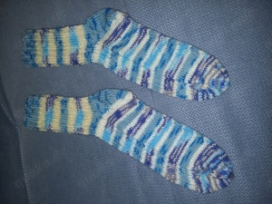 Handgestrickte Socken Größe 37 38