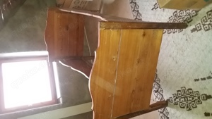 Uraltes Naturholz Bett ca. 1900 Eiche Kiefer Fichte