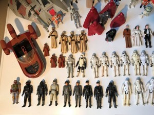 Star Wars Vintage Konvolut Sammlung 88 Figuren, 60 Waffen plus 3 Fahrzeuge Bild 4
