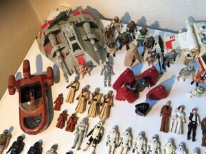 Star Wars Vintage Konvolut Sammlung 88 Figuren, 60 Waffen plus 3 Fahrzeuge Bild 9