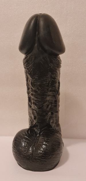 Dildo Schwarz mit Saugnapf  Bild 3