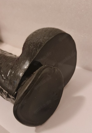 Dildo Schwarz mit Saugnapf  Bild 4